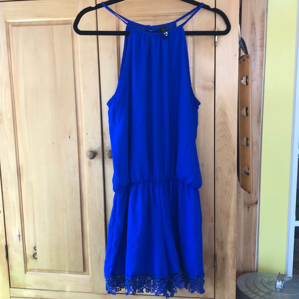 Cobalt blue romper